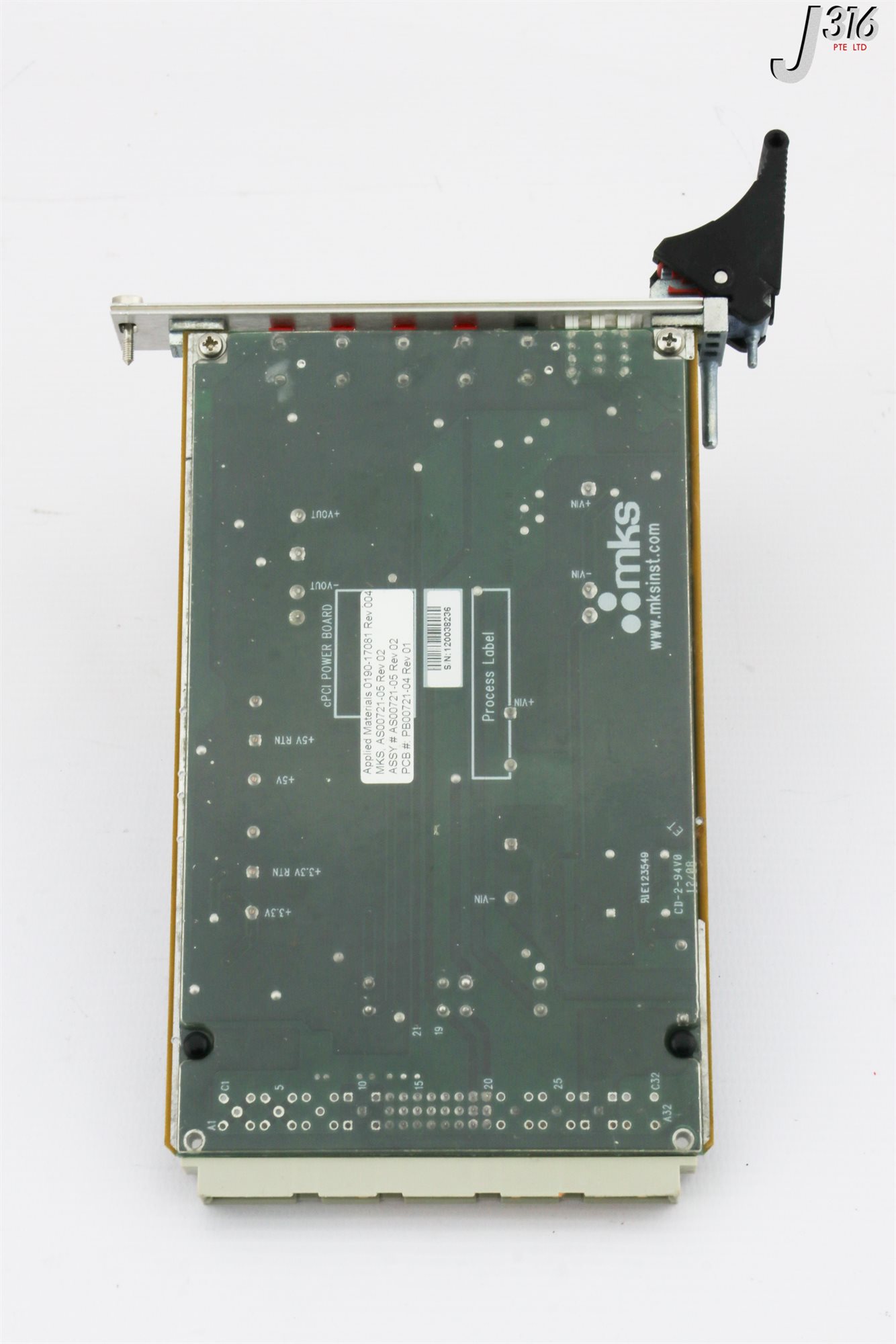 29748 APPLIED MATERIALS PCB, CPCI POWER BD, PWRS-0721, MKS AS00721
